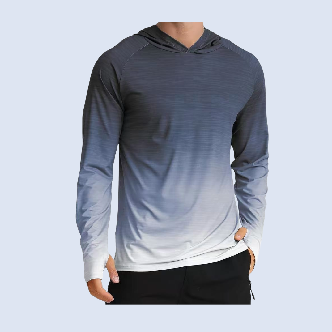 Fishing Shirts for Men Hoodie UPF 50+ Long Sleeve UV Protection SPF Rash Guard