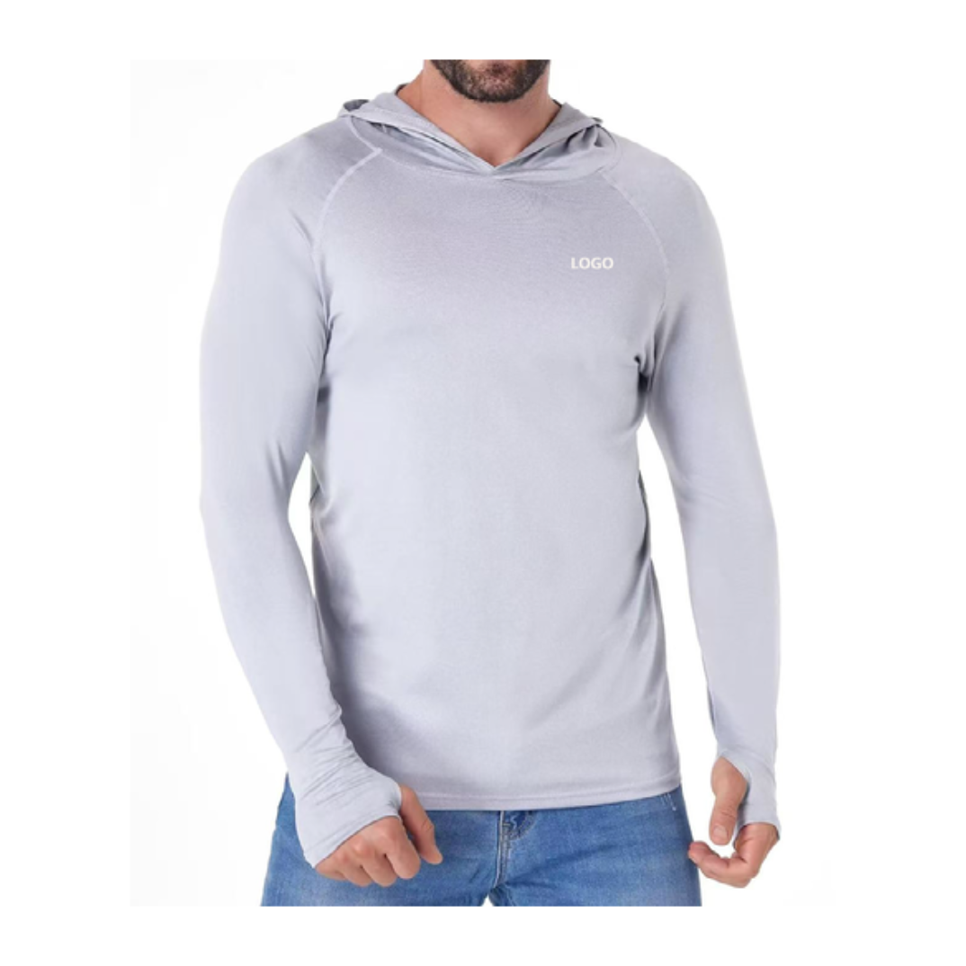 Men's Athletic Hoodies Long Sleeve Fishing Shirts UPF 50+ SPF UV Sun Protection Shirts