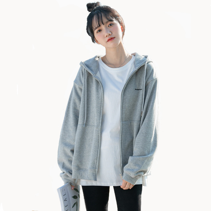 Sudaderas con capucha para mujer, sudadera con cremallera completa