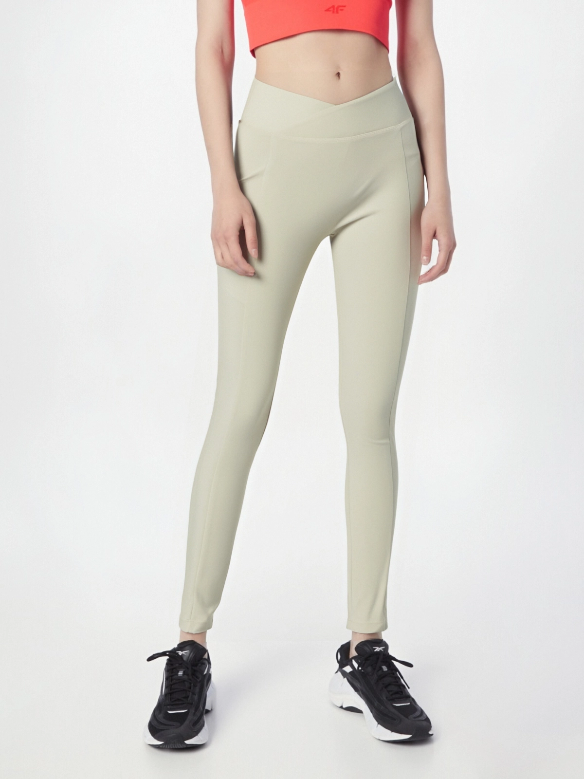 Women's Leggings with Pockets-Crossover High Waisted Bootcut Yoga Pants-Tummy Control Leggings