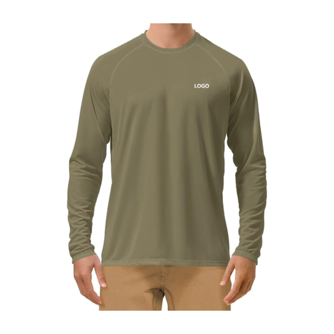 UPF 50+ Fishing Shirts for Men, Long Sleeve UV Sun Protection Tshirt