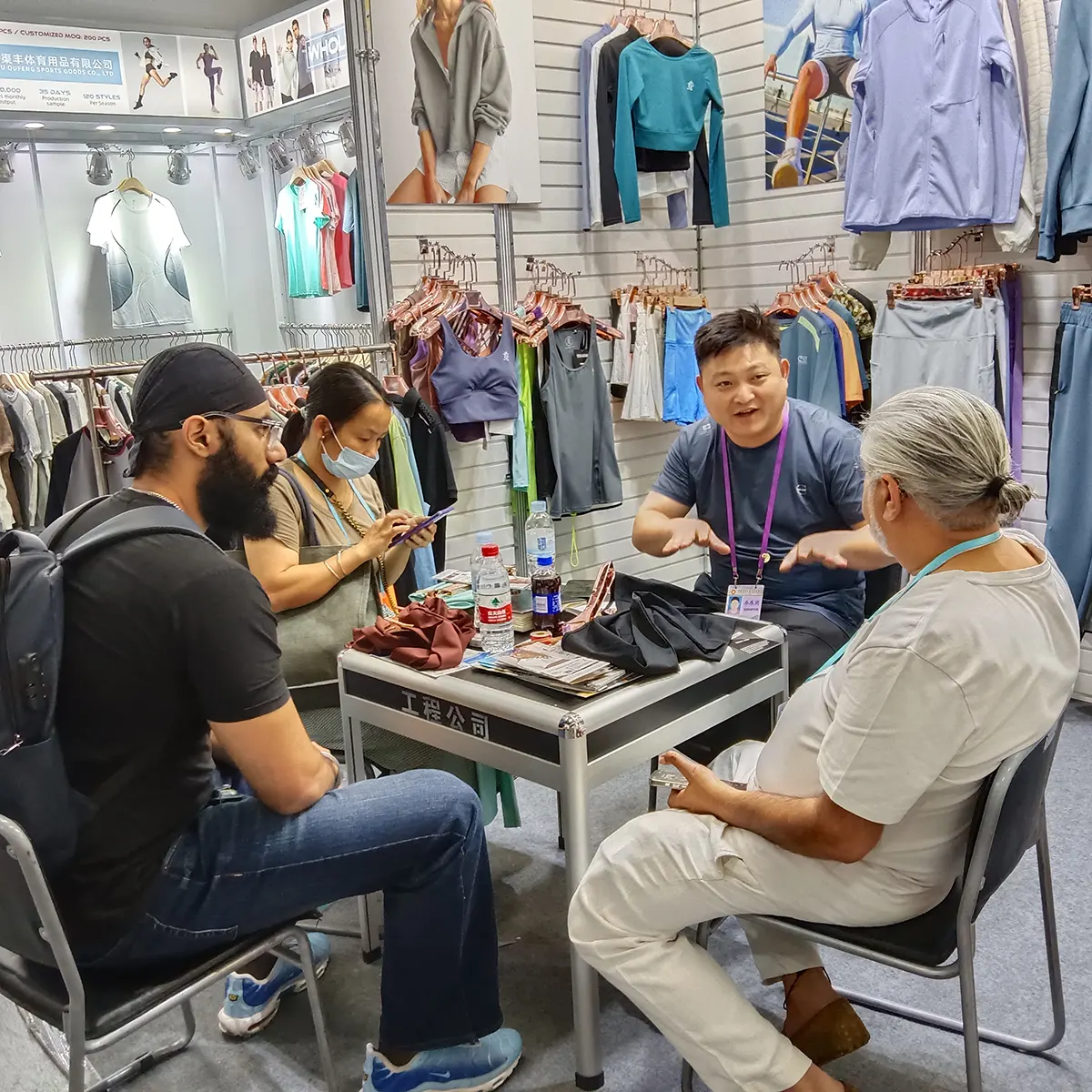 Warmly Welcome JBS TEXTILE GROUP Representatives Mr. Frank and Mr. Meo Yang to Visit Our Company