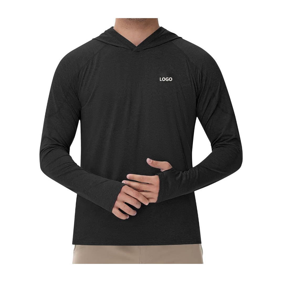 Fishing Shirts for Men Hoodie Sun Shirt UPF 50+ Long Sleeve UV Protection SPF Rash Guard