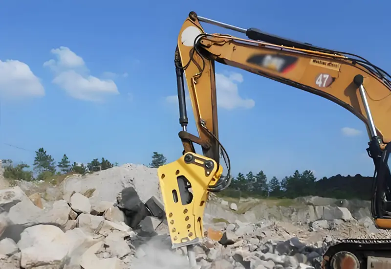 Improving Excavator Productivity with Customized Hydraulic Concrete Crusher