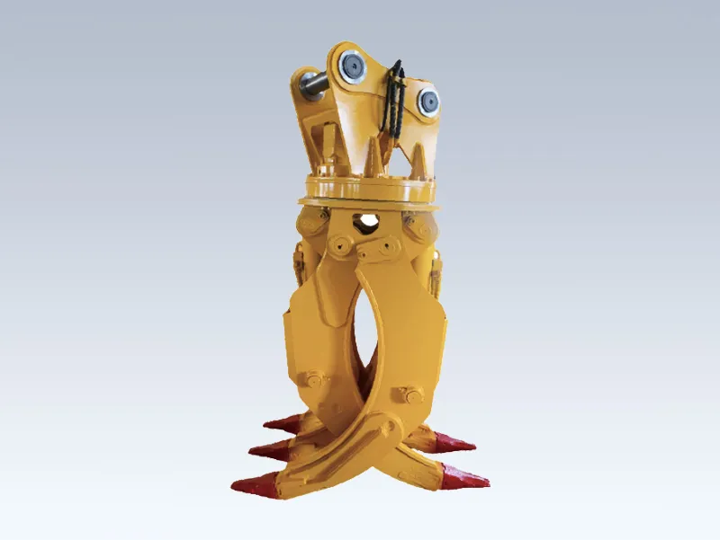 Hydraulic wood grapple