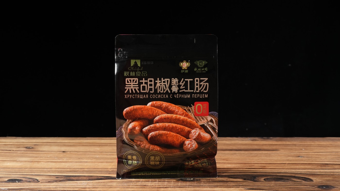 黑胡椒脆骨肠400g