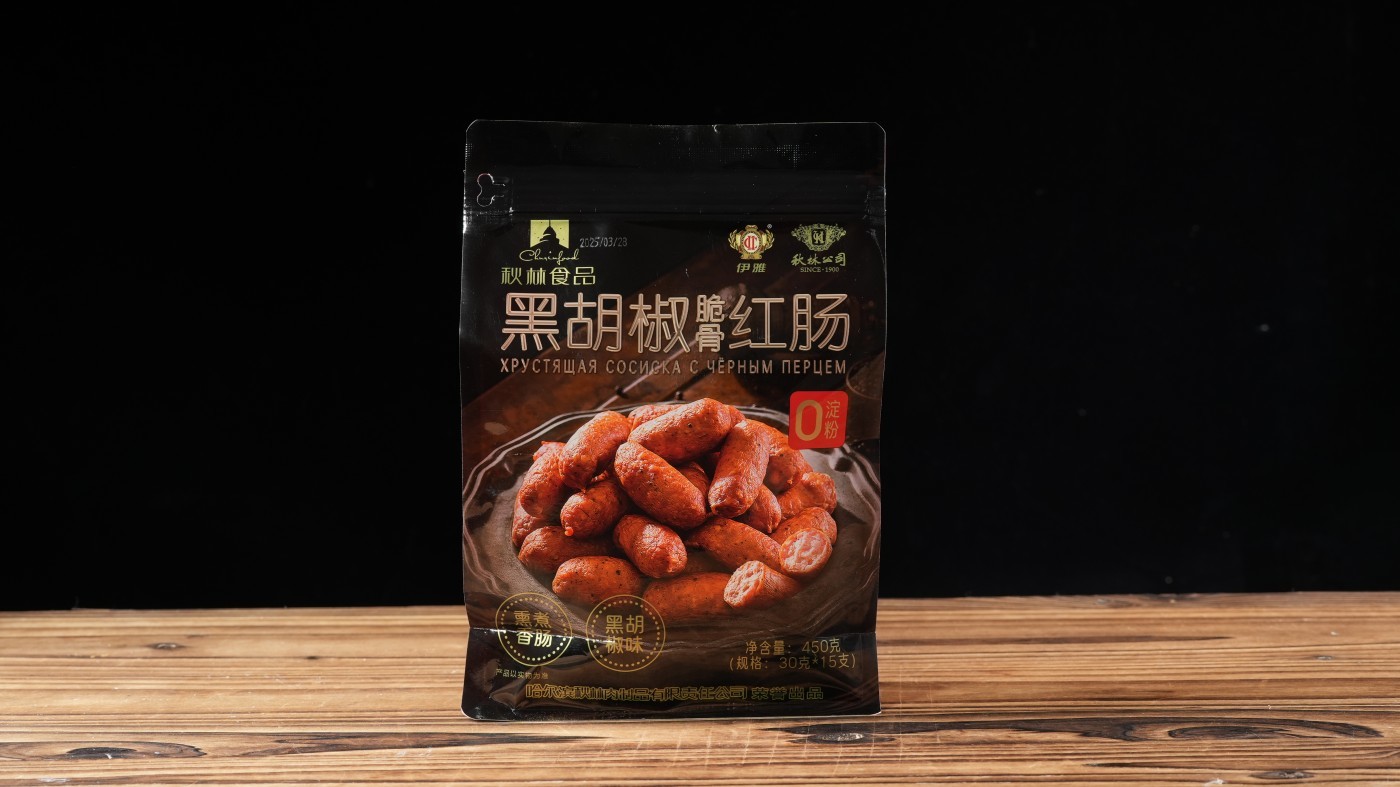 黑胡椒脆骨肠 450g