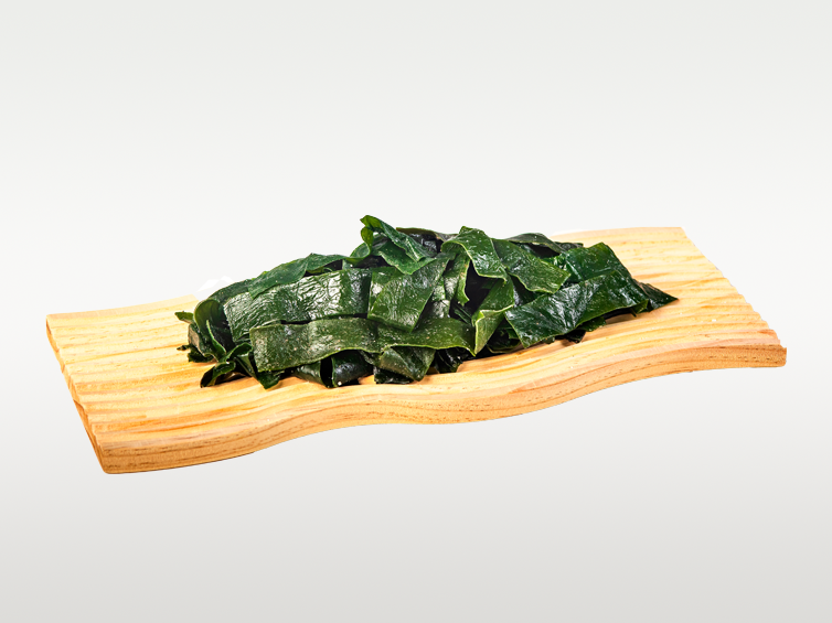 Salted kelp strips