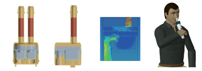 Nasal resistance meter