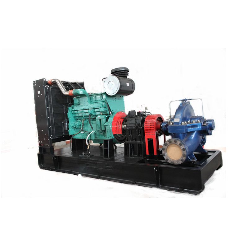 Water pump set with Cummins diesel engines