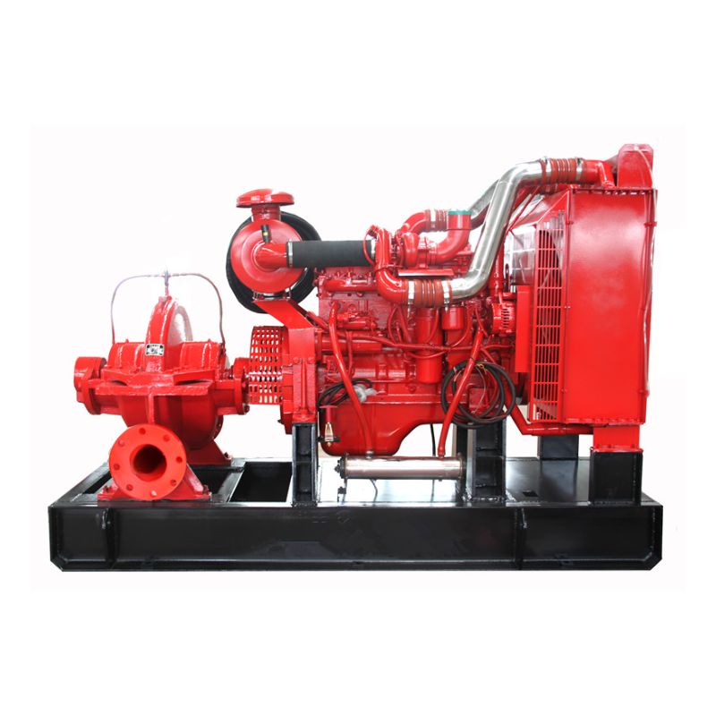 Water pump set with Cummins diesel engines