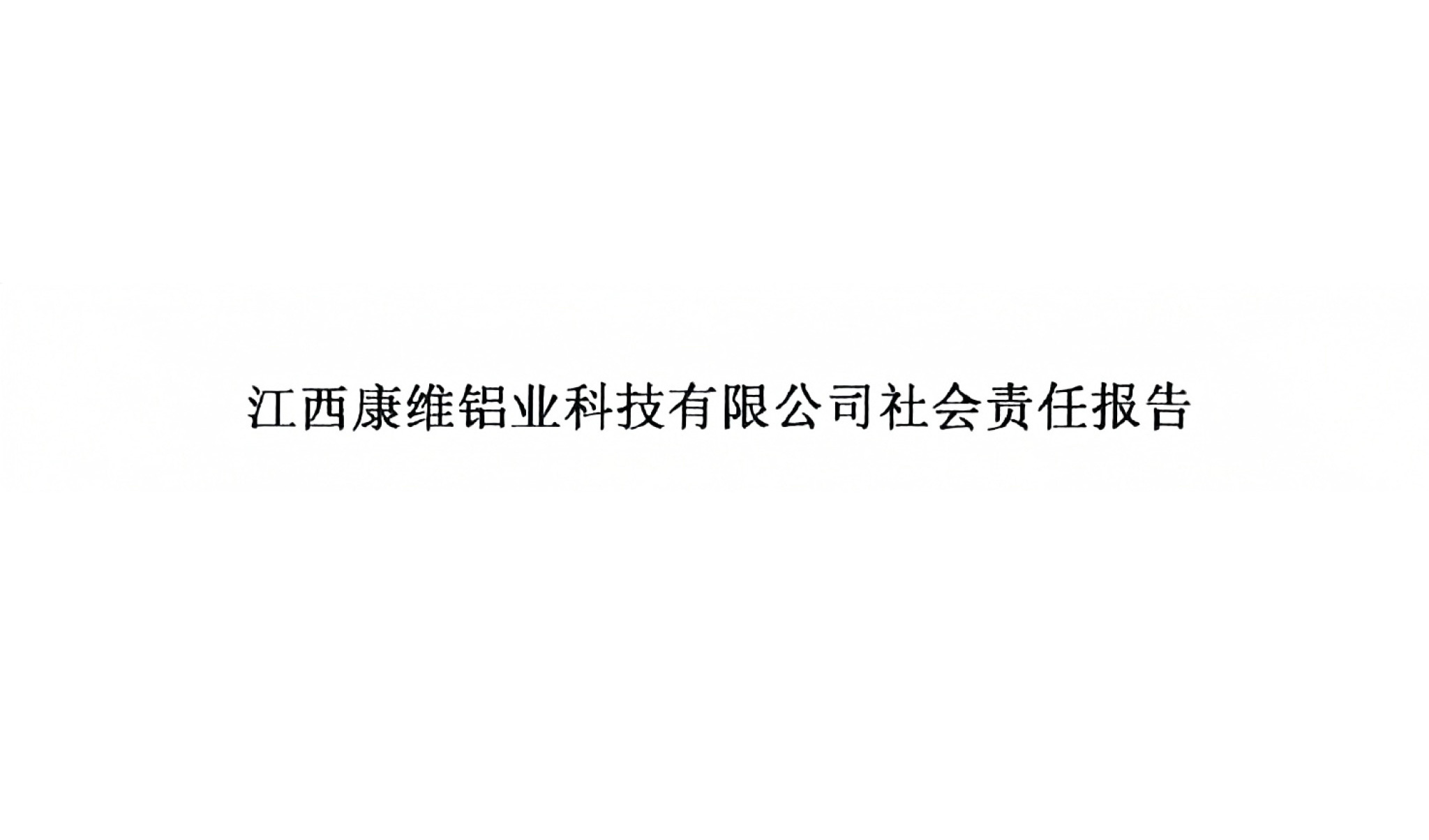 康维社会责任报告