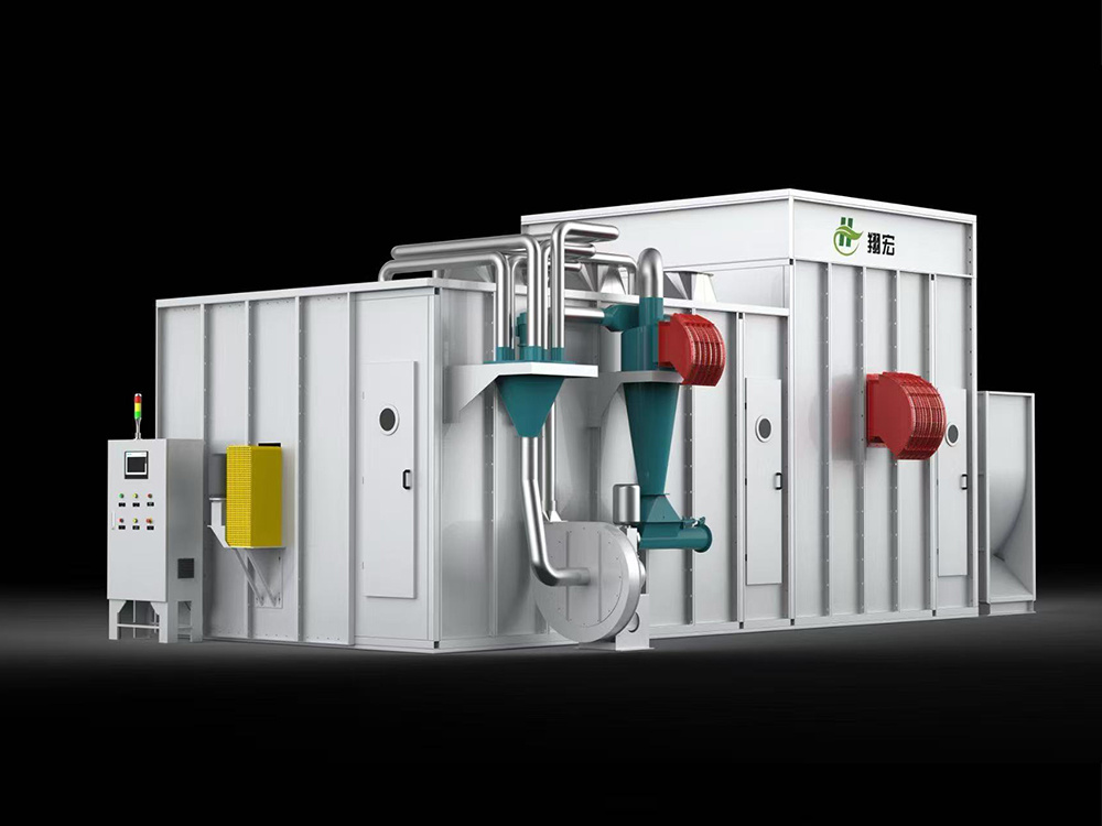 Secondary drum dust collector