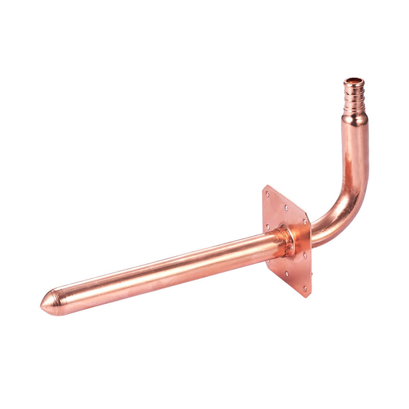 F1807 flanged wall elbow