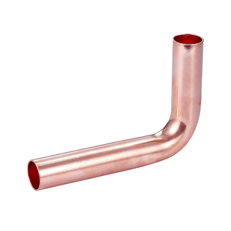 Purple copper bent pipe