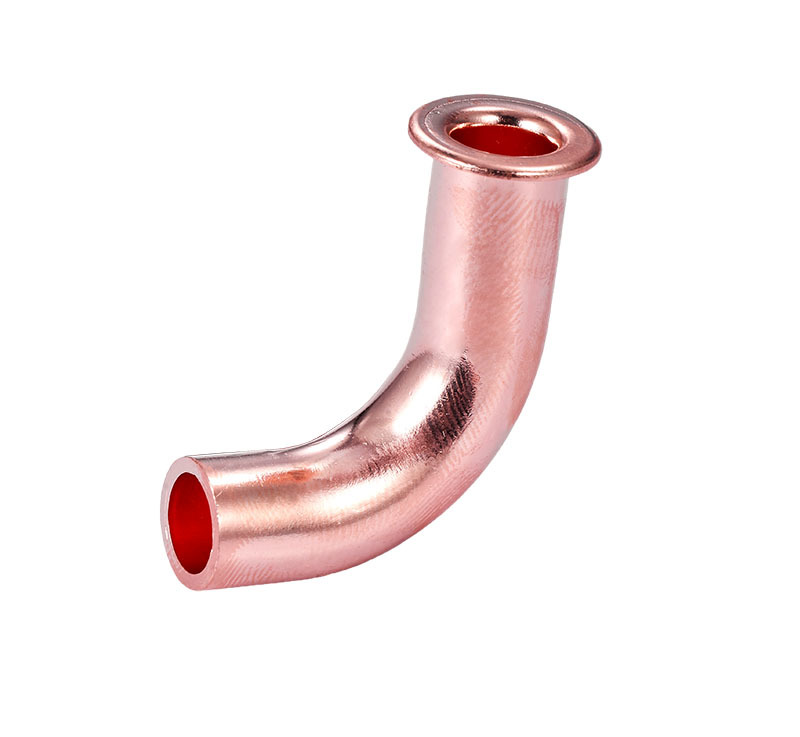 Purple copper reverse bending pipe