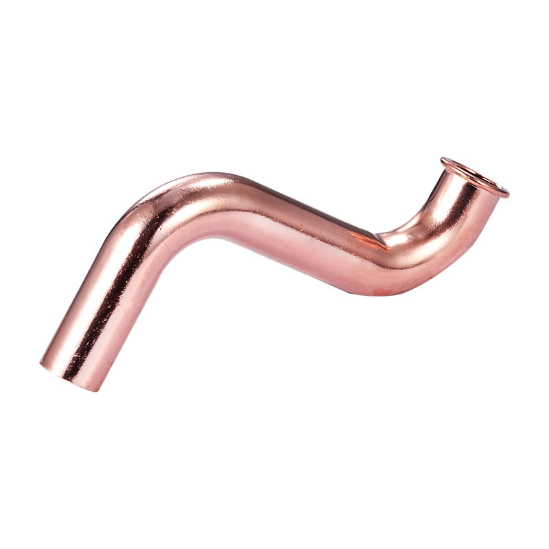 Purple copper double bend reverse bend pipe