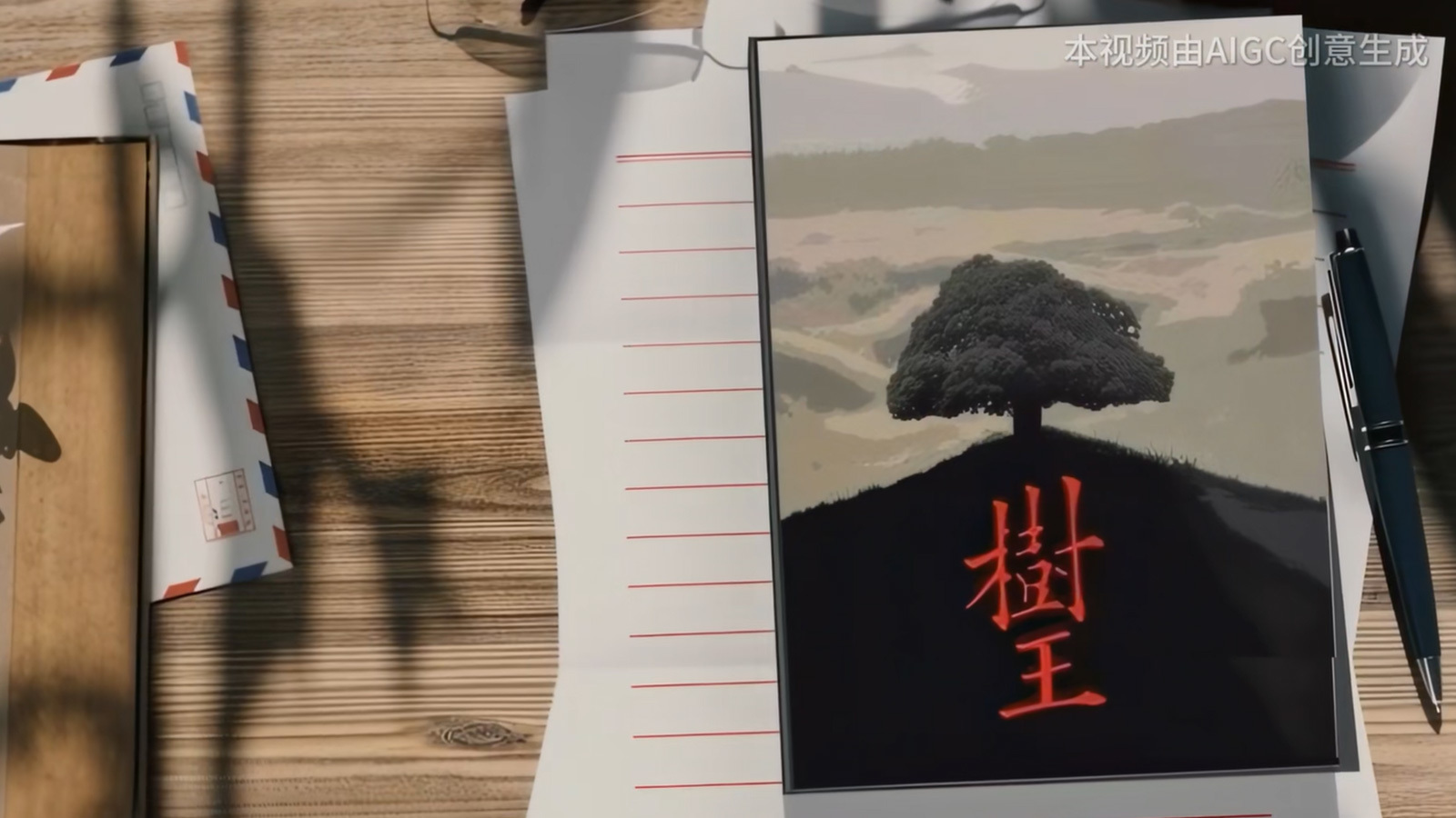 植樹節(jié)AIGC創(chuàng)意視頻《用AI打開一本書》