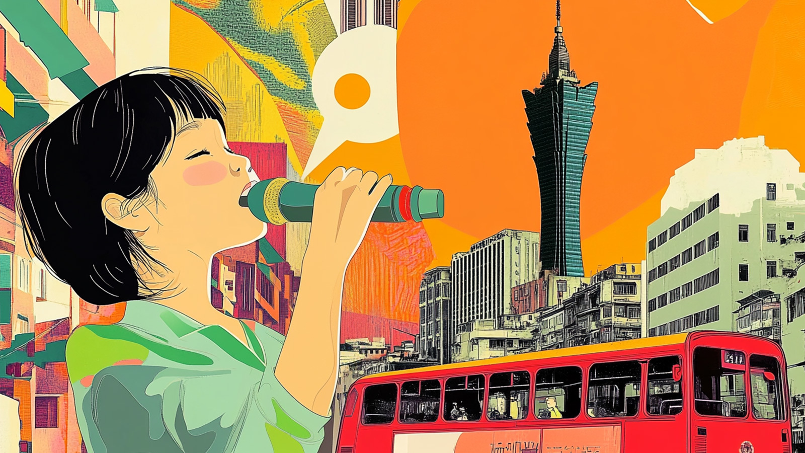 慶祝澳門回歸祖國(guó)25周年AIGC拼貼動(dòng)畫創(chuàng)意視頻