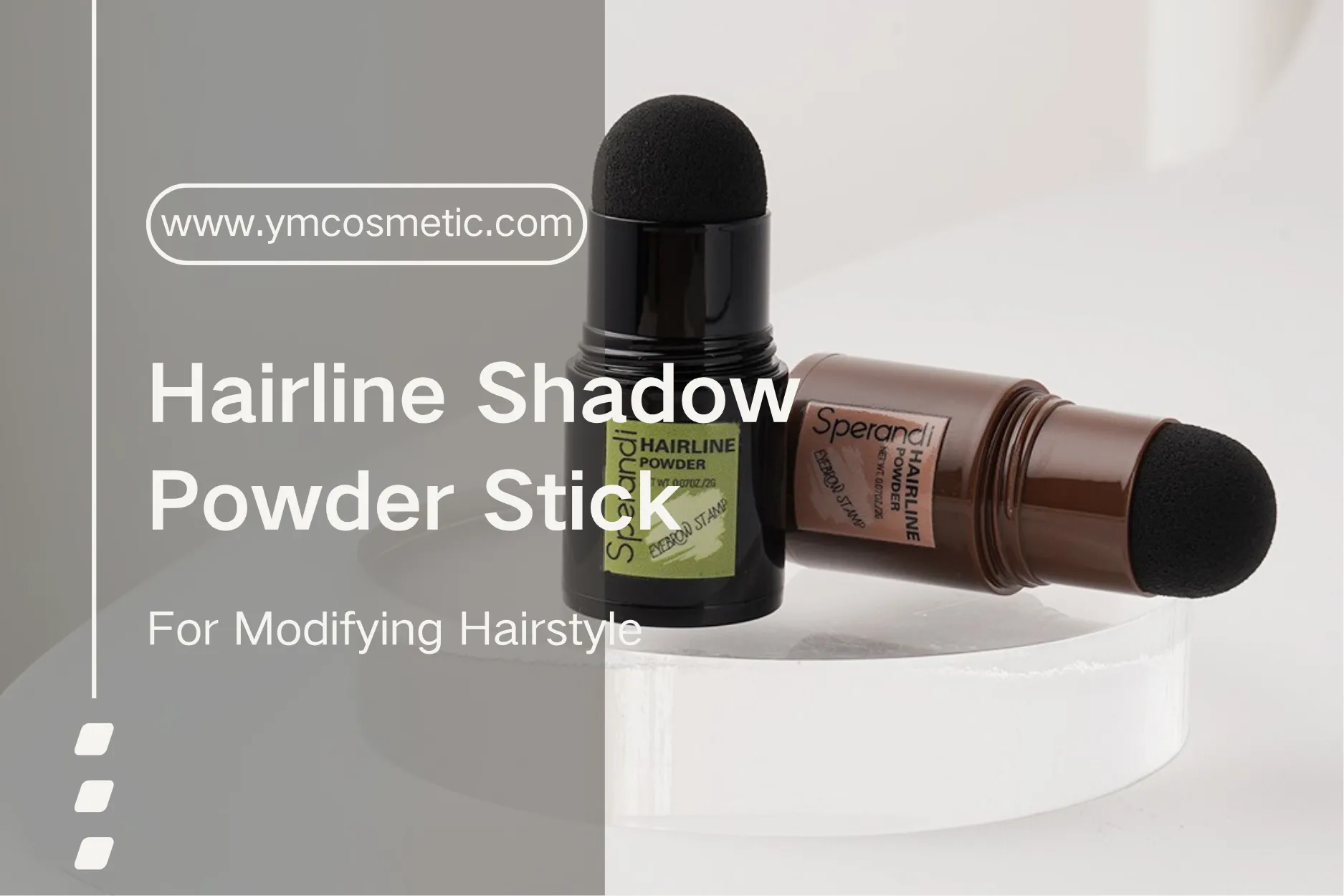 Hairline Shadow Powder Stick For Modifying Hairstyle