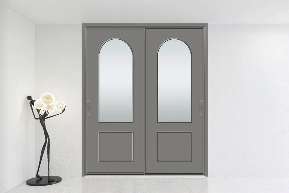 Glass Door  R-0802 Moonlight Grey