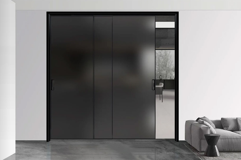 Glass Door  R-1402 Dark skin