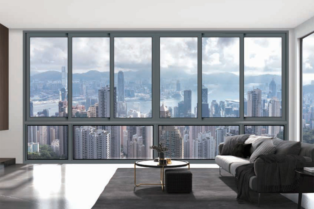 Ten track landscape window