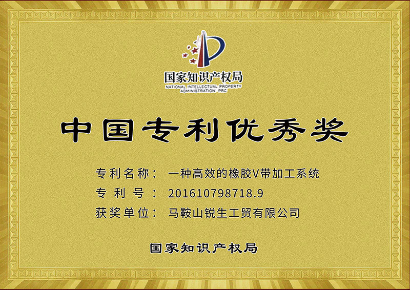 中國專利優(yōu)秀獎