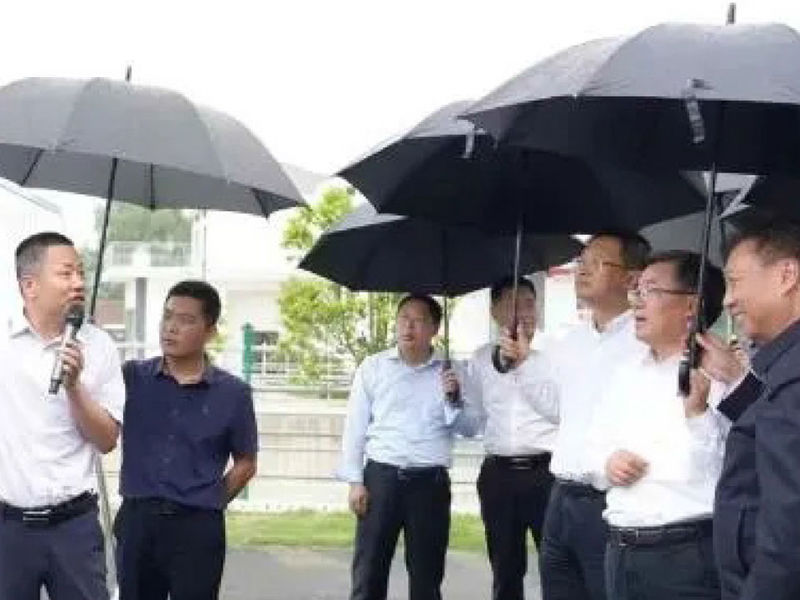 水利部領導到我司參與建設的長江流域水利項目建設現場指導工作