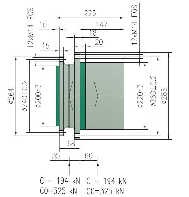 株齒ZFT7T工程機(jī)械行走減速機(jī)