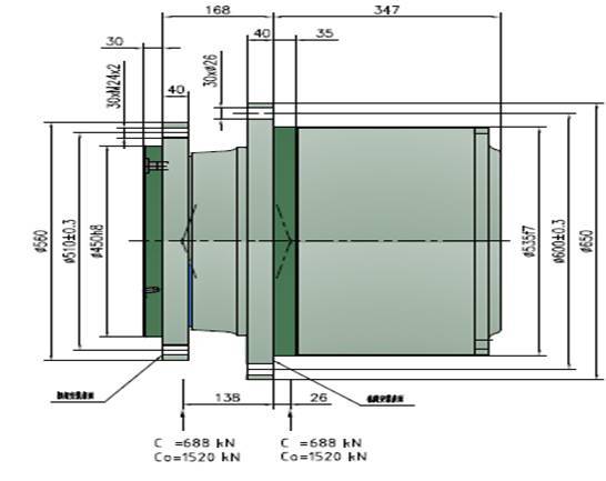株齒ZFT160W工程機(jī)械卷揚(yáng)減速機(jī)