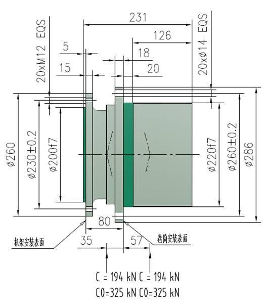 株齒ZFT7W工程機(jī)械卷?yè)P(yáng)減速機(jī)
