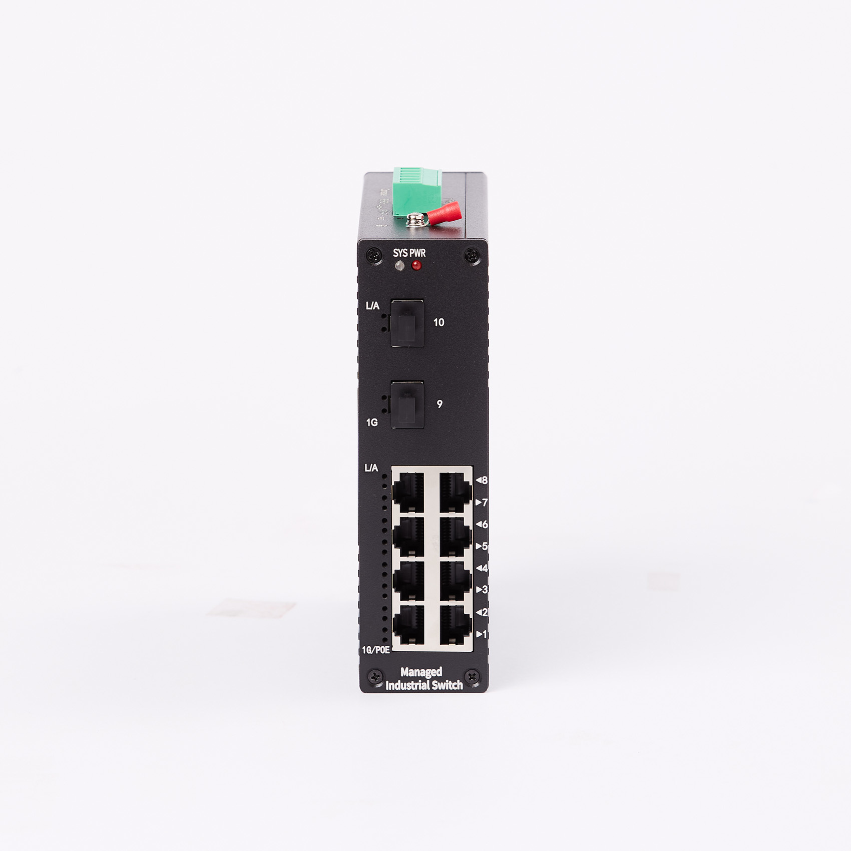 Industrial  Gigabit 2 Light 8 Power Managed Parameters (SFP)