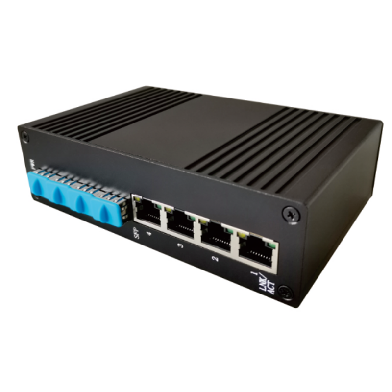 Промышленный конвертер средств массовой информации Megabit 4 SFP 4 RJ45 ранга оптически