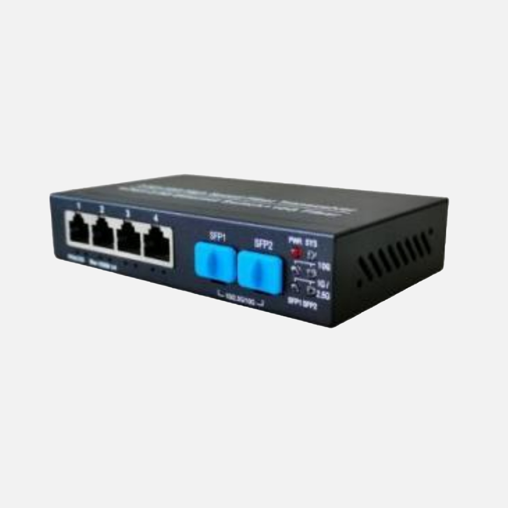 Параметры коммутатора Ethernet 2.5G с 2 портами SFP и 4 электрическими портами