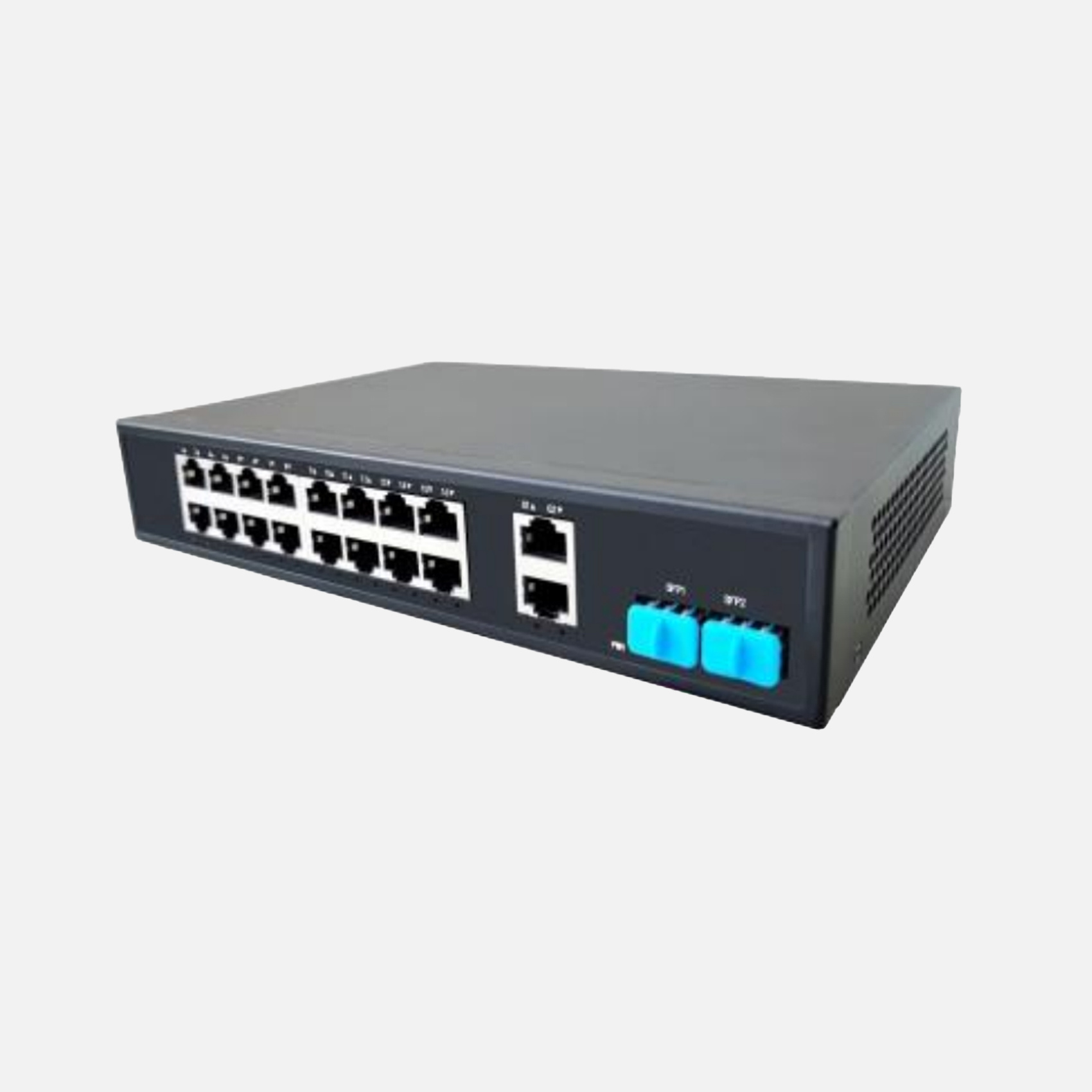 16+2 SFP port Gigabit Ethernet switch product parameters