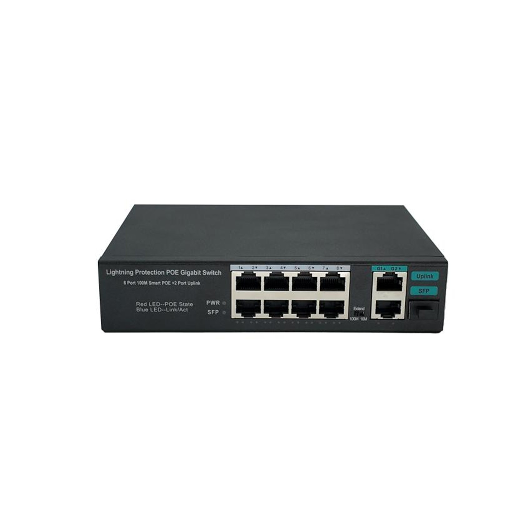 8+2+1SFP Uplink Gigabit POE Switch Parameters(120W)