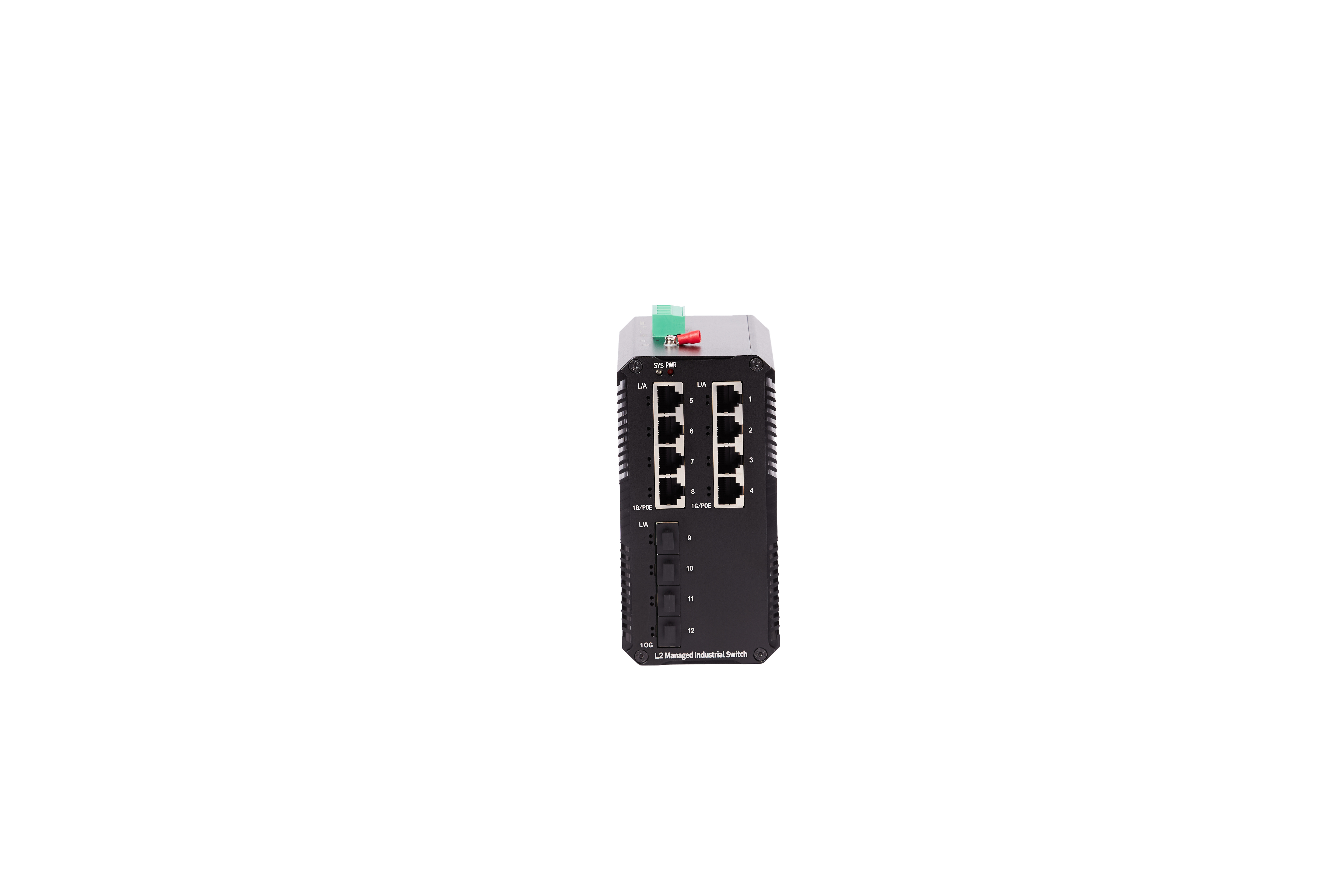 4 Light 8 Power L2 Managed Industrial Switch Parameters