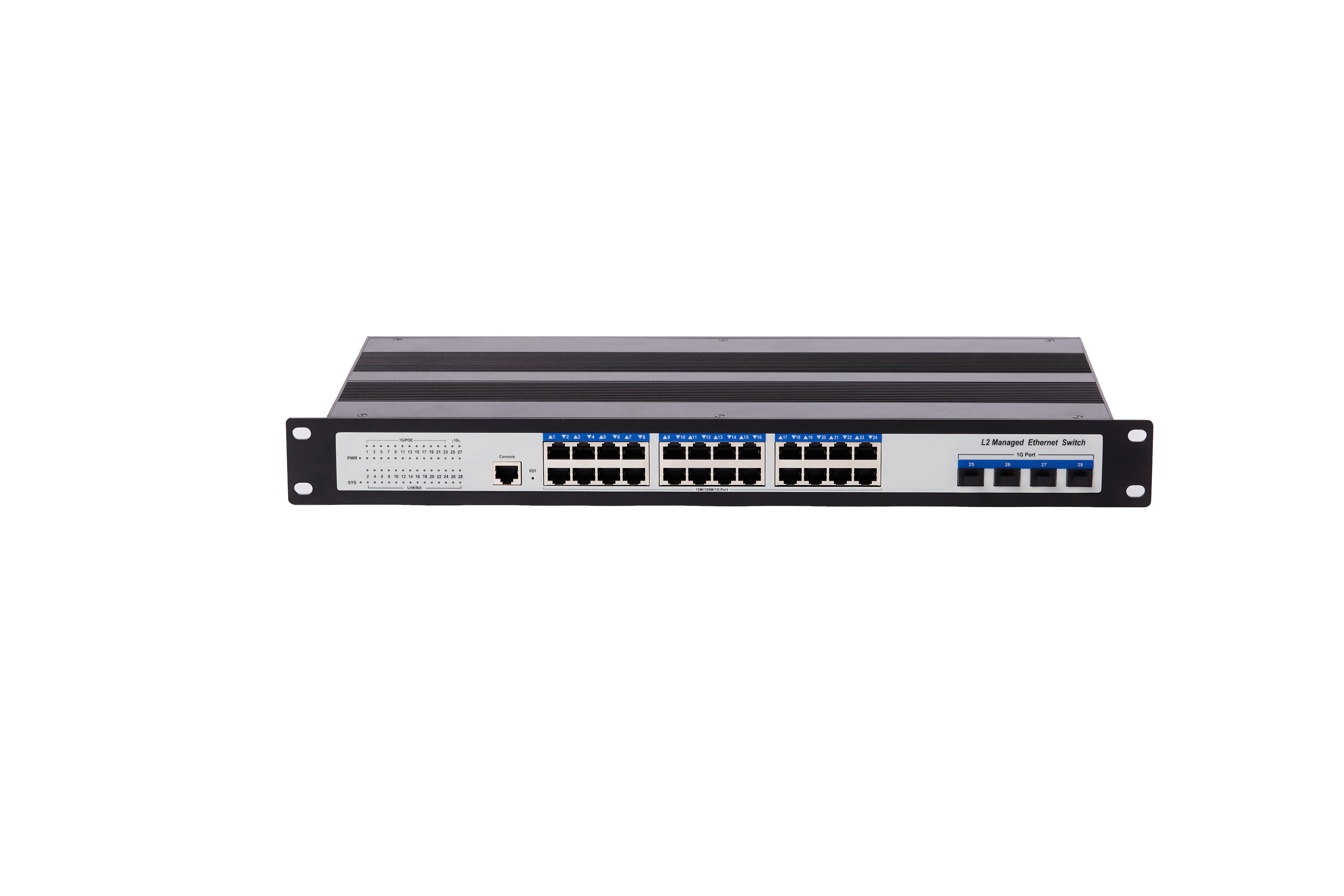 1U Industrial 4-Optical 24-Power L2 Managed Switch Parameters