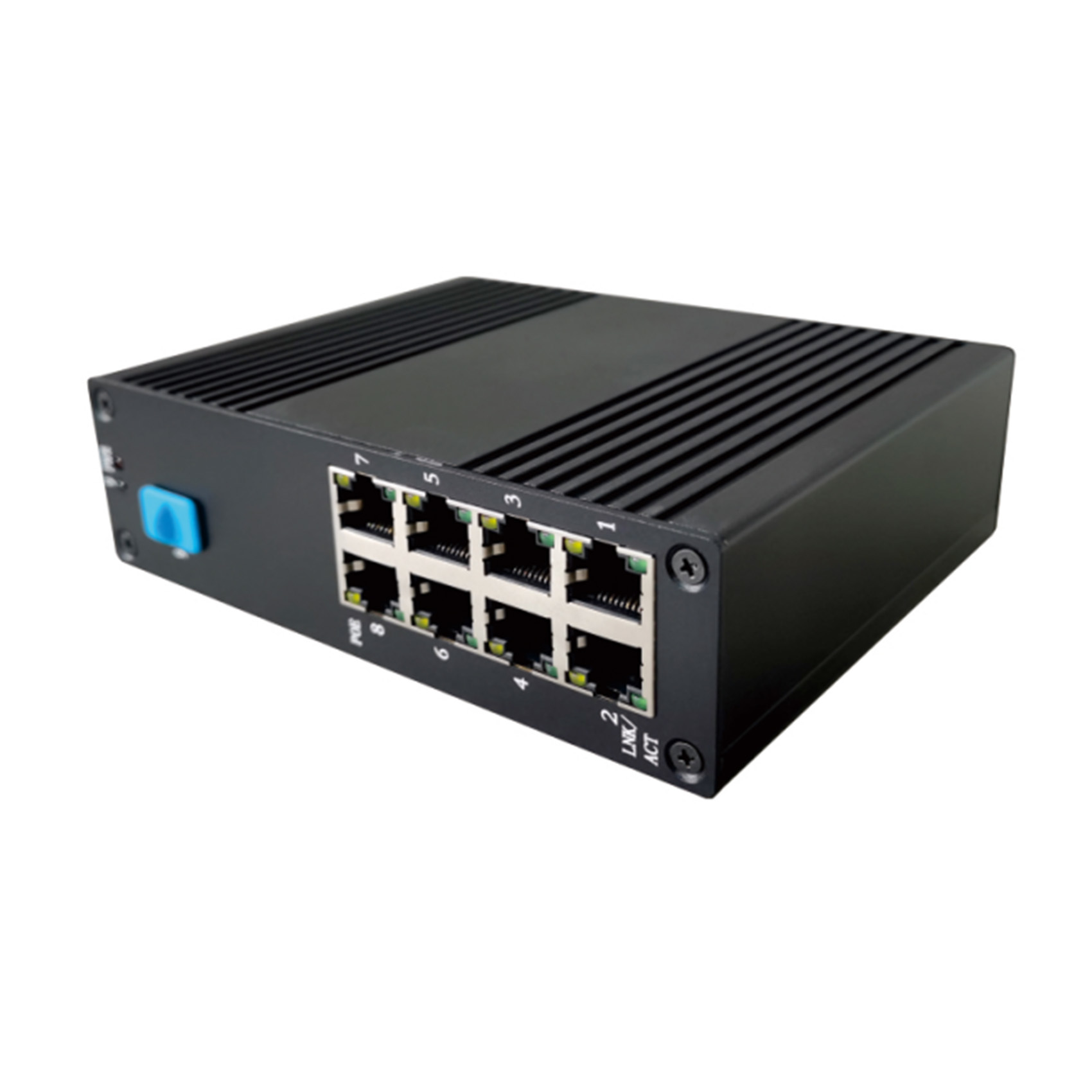 Industrial Grade Gigabit 1 SFP 8 RJ45 Switch