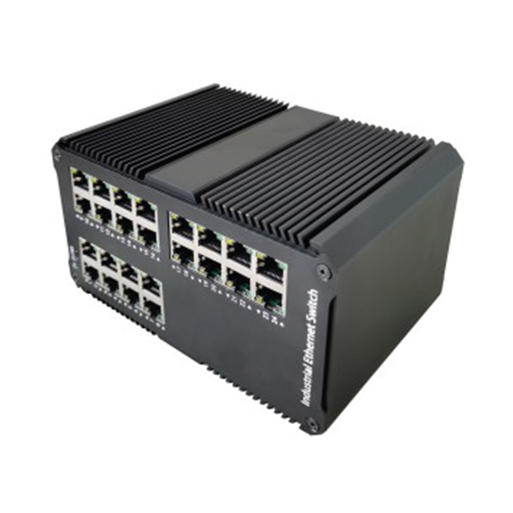 24-port Gigabit Industrial DIN-Rail Switch