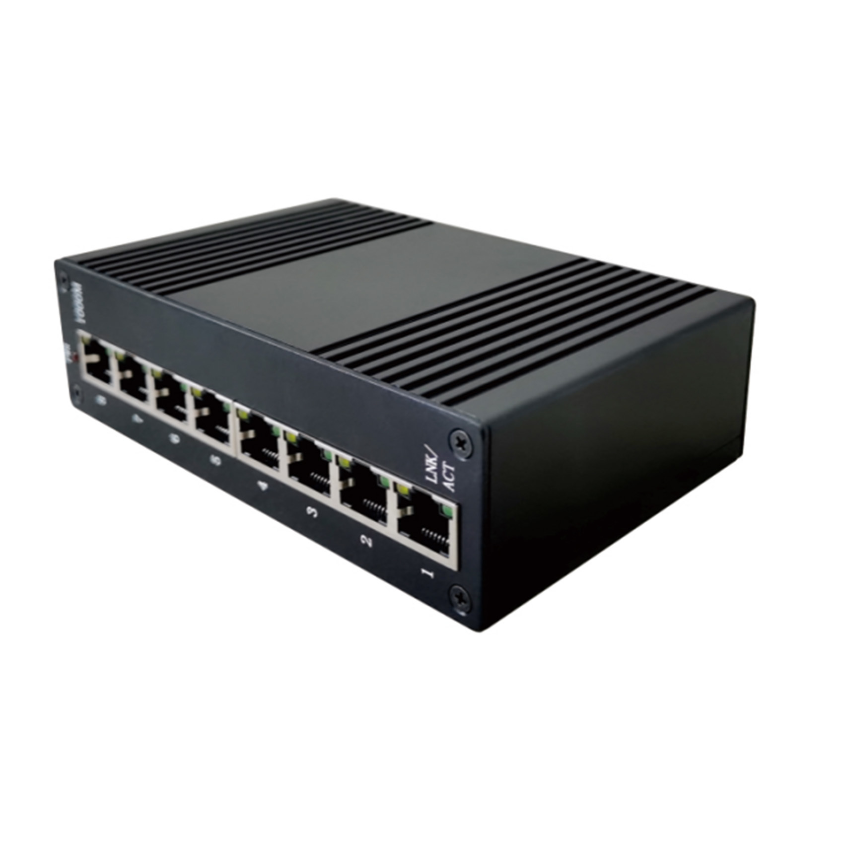 8-port Gigabit Industrial DIN-Rail Switch