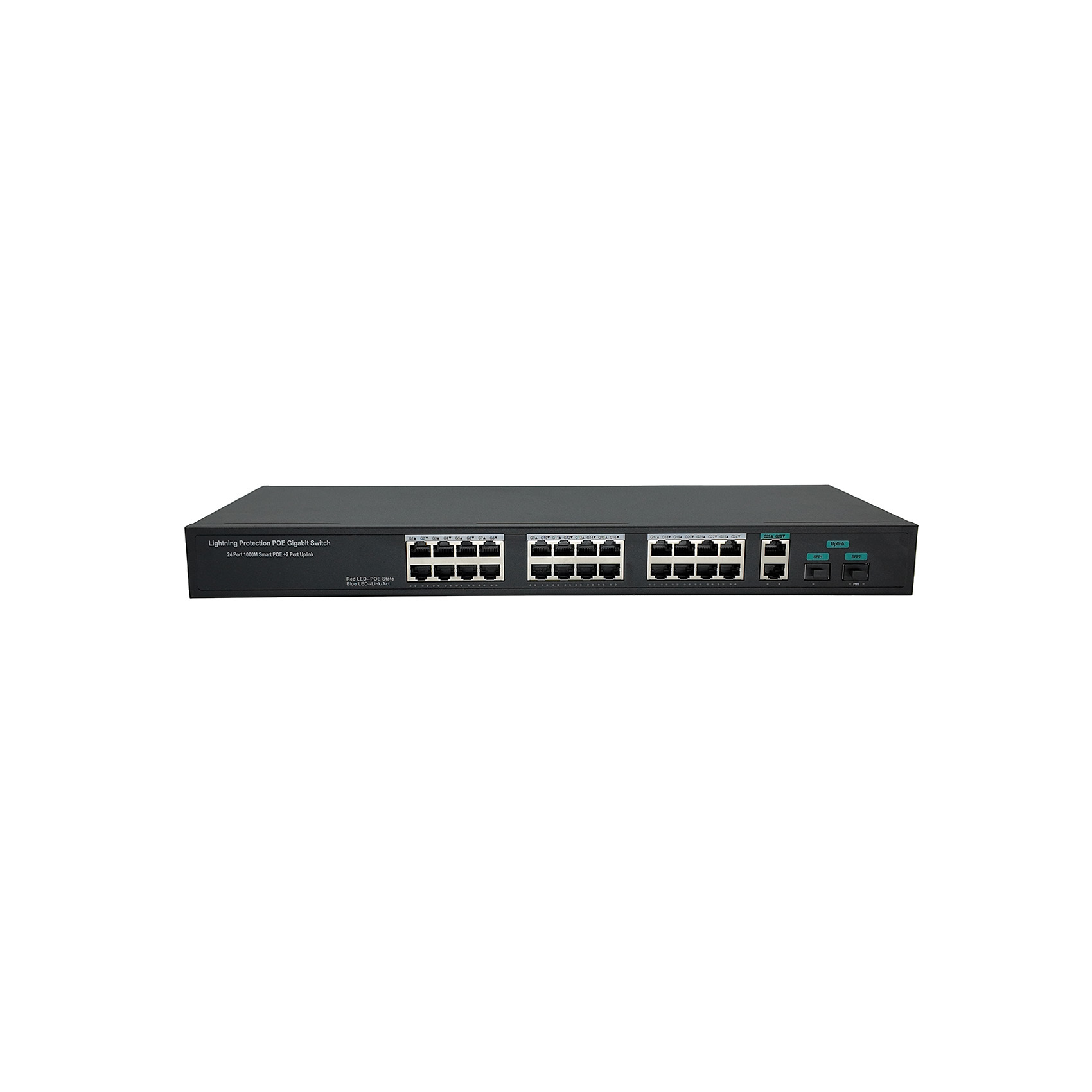 24+2+2SFP Full Gigabit POE Switch Parameters(260W)