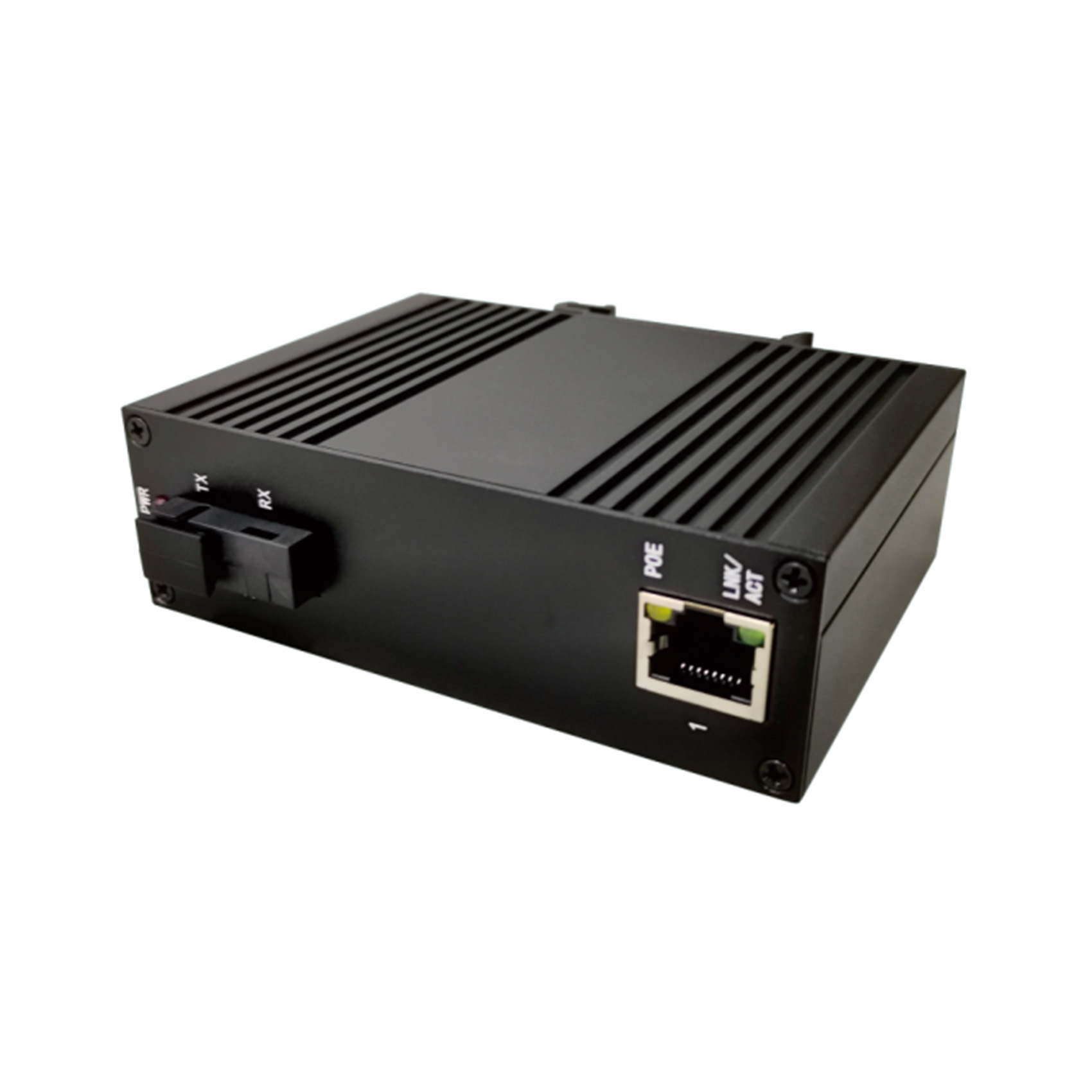 Industrial Grade Megabit 1 SC 1 RJ45 Optical Media Converter