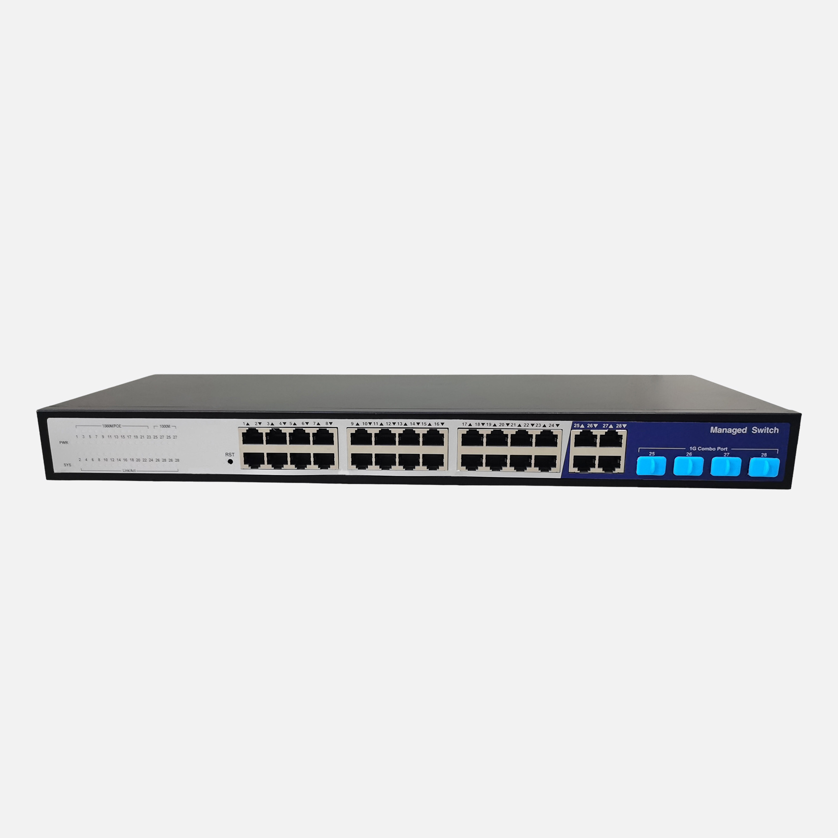 Layer 2 Managed 24+4 Combo Gigabit Switch - Rackmount