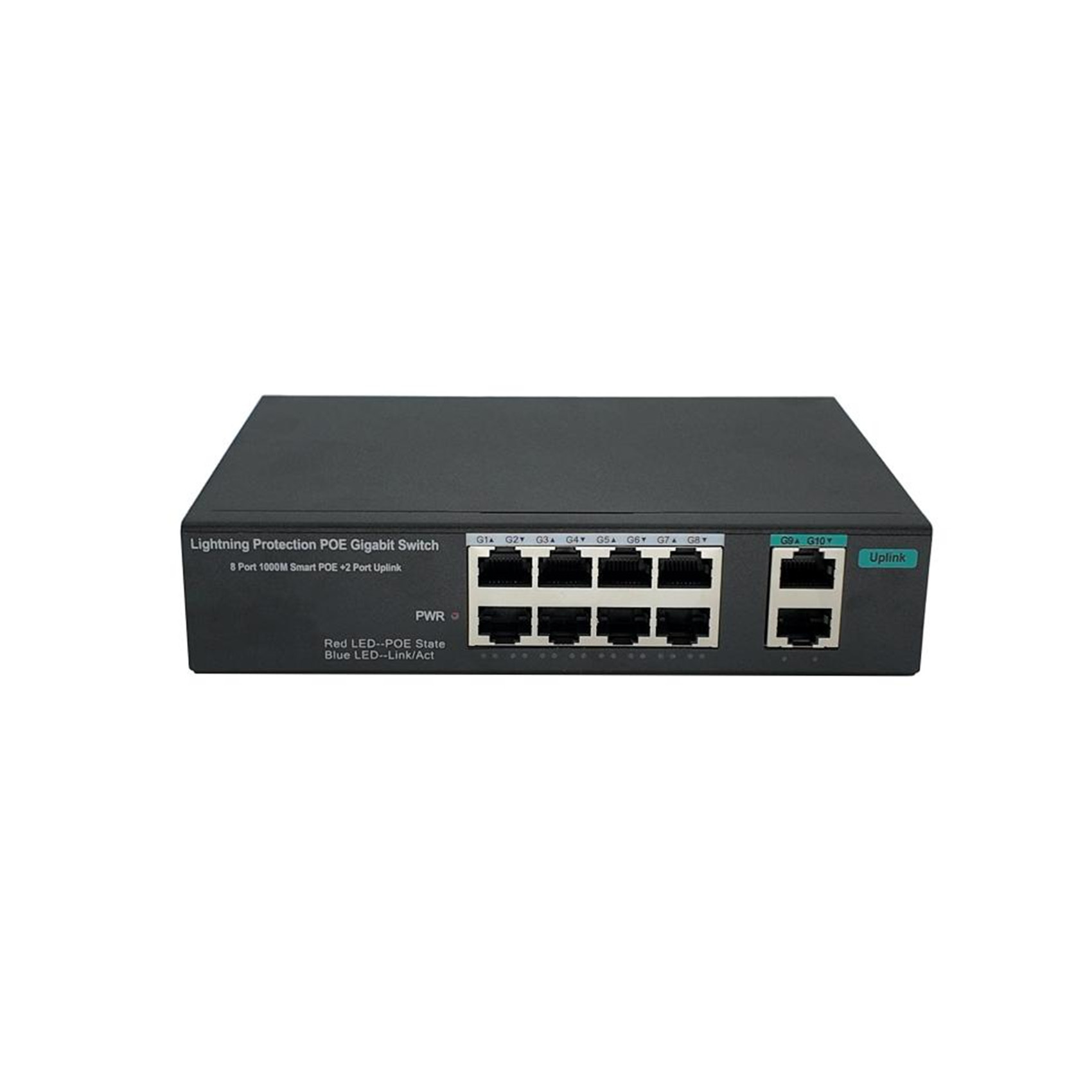 8+2 Full Gigabit POE Switch Parameters
