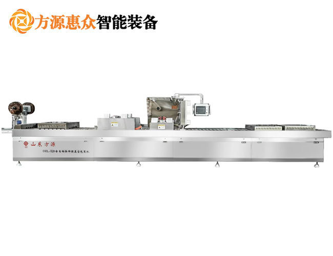 全自動連續(xù)雙面拉伸膜真空包裝機(jī)