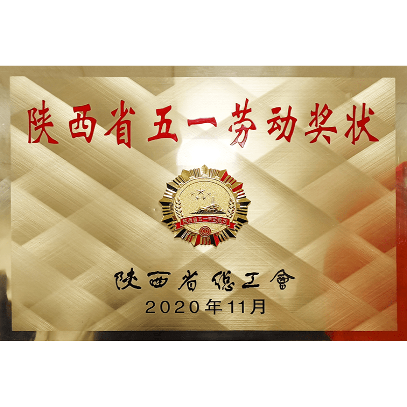 陕西省五一劳动奖状