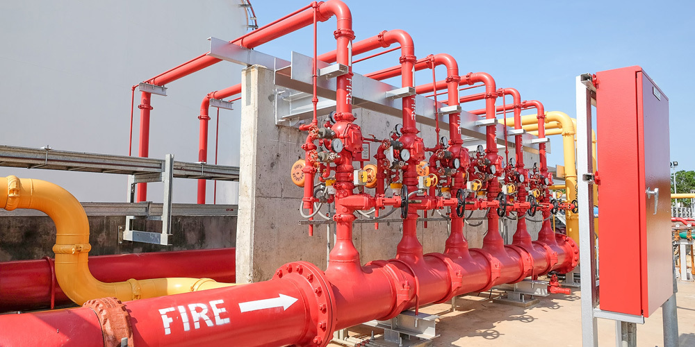 Fire fighting pipeline