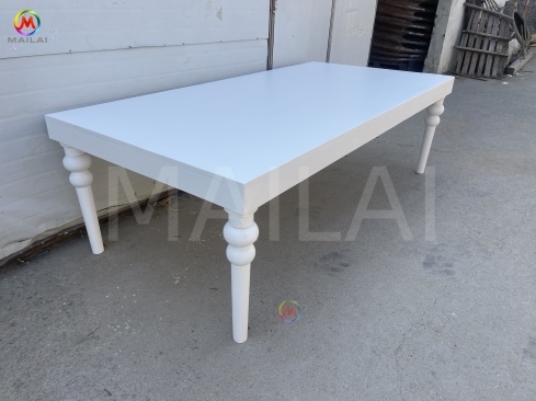 Rustic Style Solid Wood Folding Dining Table for 8-10 Persons for Farmhouse Hotel Wedding Parties Banquets and Events